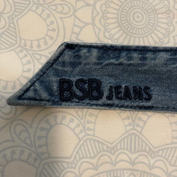 BSB Jeans Cross over denim dress - Picture 4 of 6